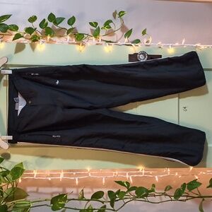 Women's Bold Spirit Black Windbreaker Mesh Lined Reflective Piping Pant S